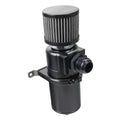 Moroso Single Inlet Black -16AN Billet Breather Tank Catch Can