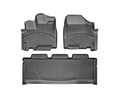 WeatherTech 05-10 Honda Odyssey Front and Rear Floorliners - Black