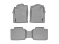 WeatherTech 05-11 Toyota Tacoma Front and Rear Floorliners - Grey
