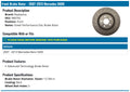 BRAKE ROTOR