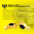 Whiteline 12+ Subaru BRZ / 12+ Scion FR-S Front Anti-Dive/Caster - C/A Lower Inner Front Bushing