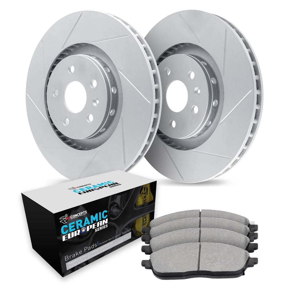 R1 19-25 Buick Envision Front Right Drilled & Slotted Black Brake Rotor