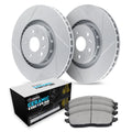R1 19-25 Buick Envision Front Right Drilled & Slotted Black Brake Rotor
