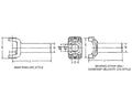 DRIVE SHAFT TRANSMISSION SLIP YOKE