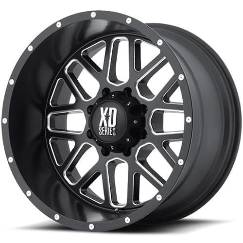GRENADE 16x7 5x160.00 SATIN BLACK MILLED (42 mm)