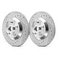 Power Stop 1967 Ford Fairlane Front Evolution Drilled & Slotted Rotors - Pair