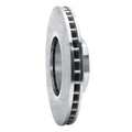 R1 00-03 BMW 530i Front Left Slotted Black Brake Rotor
