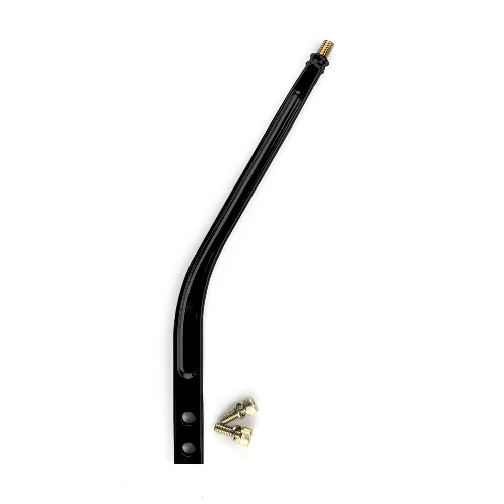 MANUAL TRANS SHIFTER LEVER; BORG WARNER T5; T45; T56; 10IN. BLACK BILLET ALUMINU