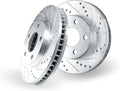 R1 03-15 Volkswagen Touareg Left Front Geo-Carbon Series Rotor