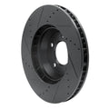 R1 03-15 Volkswagen Touareg Left Front Geo-Carbon Series Rotor