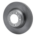 R1 Concepts Brake Rotor Drilled and Slotted Silver Fits Porsche 911