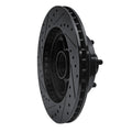 R1 68-73 Ford Mustang Front Right Drilled & Slotted Black Brake Rotor