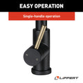 Flow Max Bullet PullDown Kitchen Faucet Black Matte / Satin Bronze