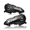 1216 TOYOTA TUNDRA 14 PROJECTOR DTR HEAD LIGHTBLACK/CLEAR