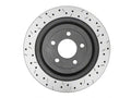 DBA 2015 Ford Mustang EcoBoost/GT w/o Brembo Calipers Rear Drilled/Slotted 4000 Series Rotor