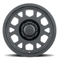 18X9 6-135 +01MM SATIN BLACK WITH S