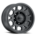 18X9 6-135 +01MM SATIN BLACK WITH S