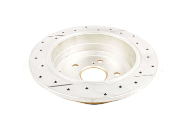 DBA 02-08 Lexus ES300 Rear Street Series Drilled & Slotted Rotor w/Gold Hat