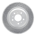 R1 06-16 Buick Lucerne Front Left Drilled & Slotted Geo-Carbon Rotor