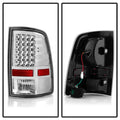 Xtune Dodge Ram 1500 09-14 LED Tail Lights Incandescent Model Only Chrome ALT-JH-DR09-LED-C