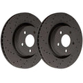 Hawk Talon 2000 Chrysler Neon Drilled and Slotted Front Brake Rotor Set
