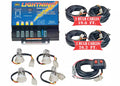 LIGHTNING XL 1 STROBE KIT 4 OUTLET SUPPLY FOR EXTENDED LENGTH VEHICLES 80WATT (4)CLEAR