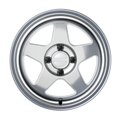Kansei K12H KNP 15x7in / 4x114.3 BP / 25mm Offset / 73.1mm Bore - Hyper Silver