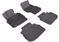 3D MAXpider 2006-2010 Infiniti M35 Kagu 1st & 2nd Row Floormats - Black