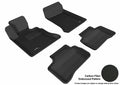 3D MAXpider 20092012 Mercedes-Benz GLK-Class X204 Kagu 1st & 2nd Row Floormats - Black