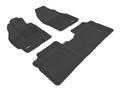 3D MAXpider 2010-2011 Toyota Prius Kagu 1st & 2nd Row Floormats - Black