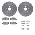 DFC 19-25 Toyota Prius Prime Front Geospec Rotors with 5000 Advanced Brake Pads w/Hardware