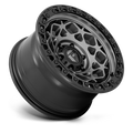 D784 15X10 4X137 GMTL M-BLK-RING 00