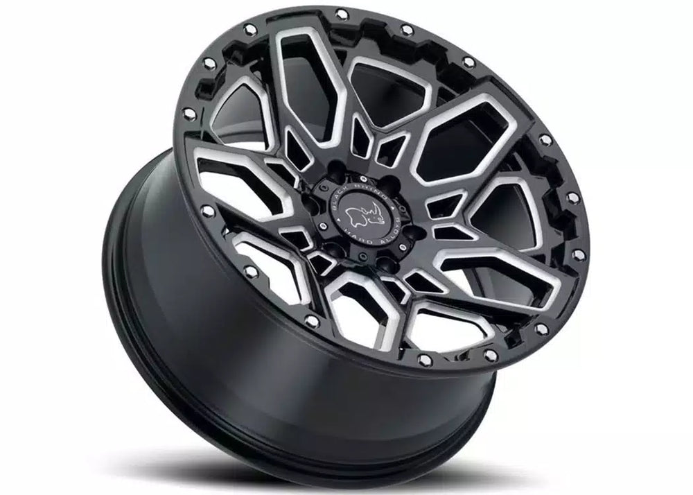 BR SHRAPNEL GL BK MIL 17X9.5 5X1