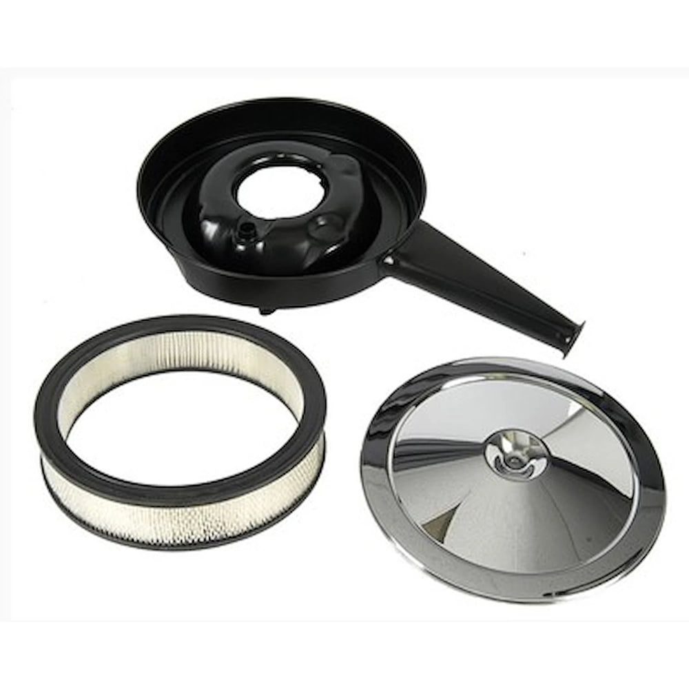 AIR CLEANER ASSEMBLY; BLACK; CHROME