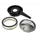 AIR CLEANER ASSEMBLY; BLACK; CHROME