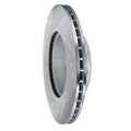 R1 Concepts Brake Rotor Drilled and Slotted Silver Fits BMW Z4