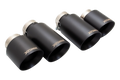 1317 AUDI S3 8V BLACK TIP OPTION KIT 4IN ANGLE CUT MATTE BLACK