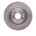 R1 94-02 Mercedes-Benz E500 Right Front Drilled & Slotted Silver Brake Rotor