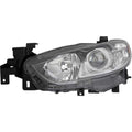 LH HEADLAMP LENS/HOUSING; SEDAN; HALOGEN; 6 1418
