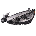 LH HEADLAMP LENS/HOUSING; SEDAN; HALOGEN; 6 1418