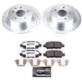 Power Stop 2019 Nissan Sentra Rear Z26 Street Warrior Brake Kit
