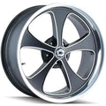 The Wheel Group black auto part