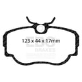EBC 83-85 BMW 318 1.8L (E30) Bluestuff Front Brake Pads