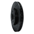 R1 19-26 Mercedes-Benz A220 Front Left Drilled & Slotted Black Brake Rotor