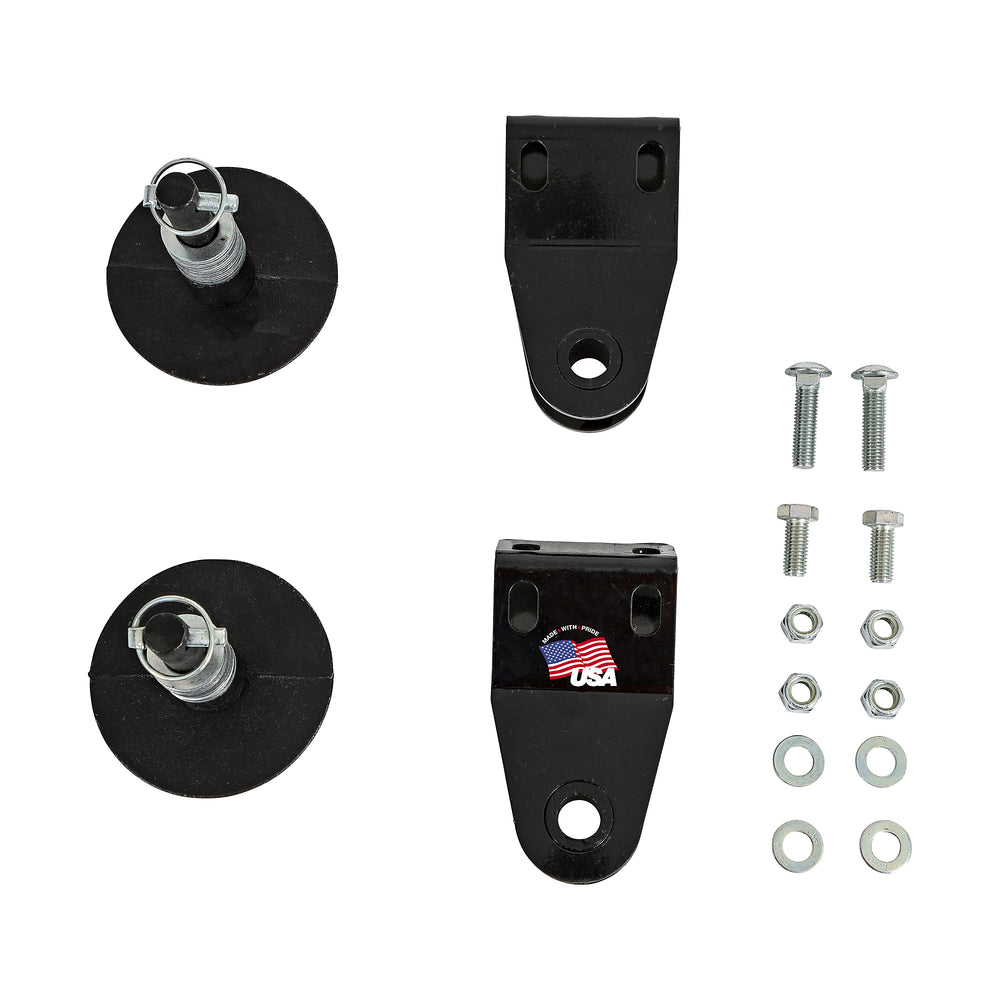 SHOE BRACKET SET W/HDW, PLOW, HD