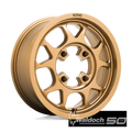 KMC POWERSPORTS KS136 15X6 4X156 M-BRONZE 38MM - KS13656044638