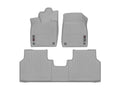 WeatherTech Grey Front and Rear Floorliners Fits -22-25 Audi Volkswagen 461637-1-2