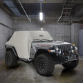 JL CAB COVER GRAYW/DOOR FLAPS 2-DOO