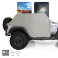 JL CAB COVER GRAYW/DOOR FLAPS 2-DOO