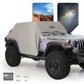 JL CAB COVER GRAYW/DOOR FLAPS 2-DOO